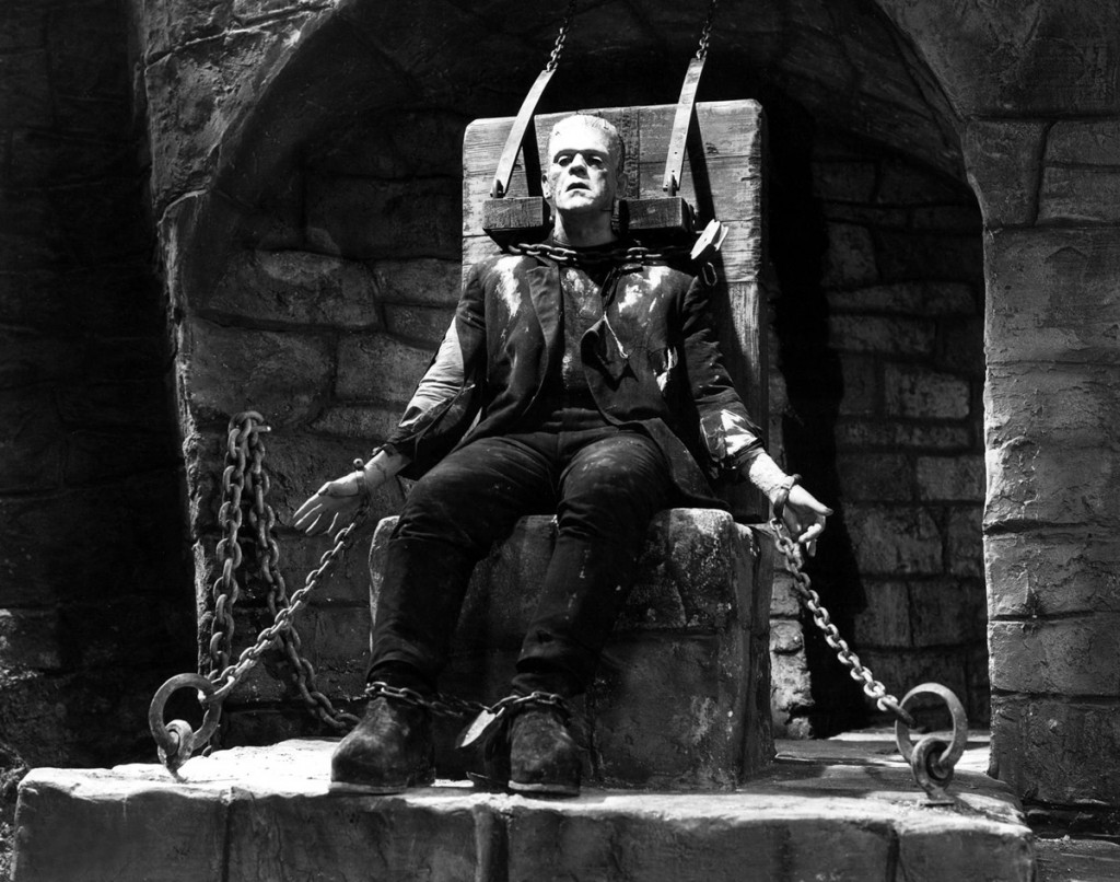 Kadr z filmu "Frankenstein" (1931) - Reżyseria: James Whale