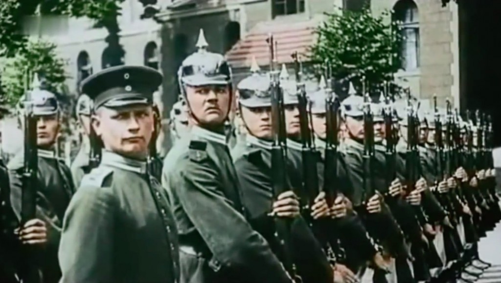 Pruscy żołnierze - Film z 1900 roku