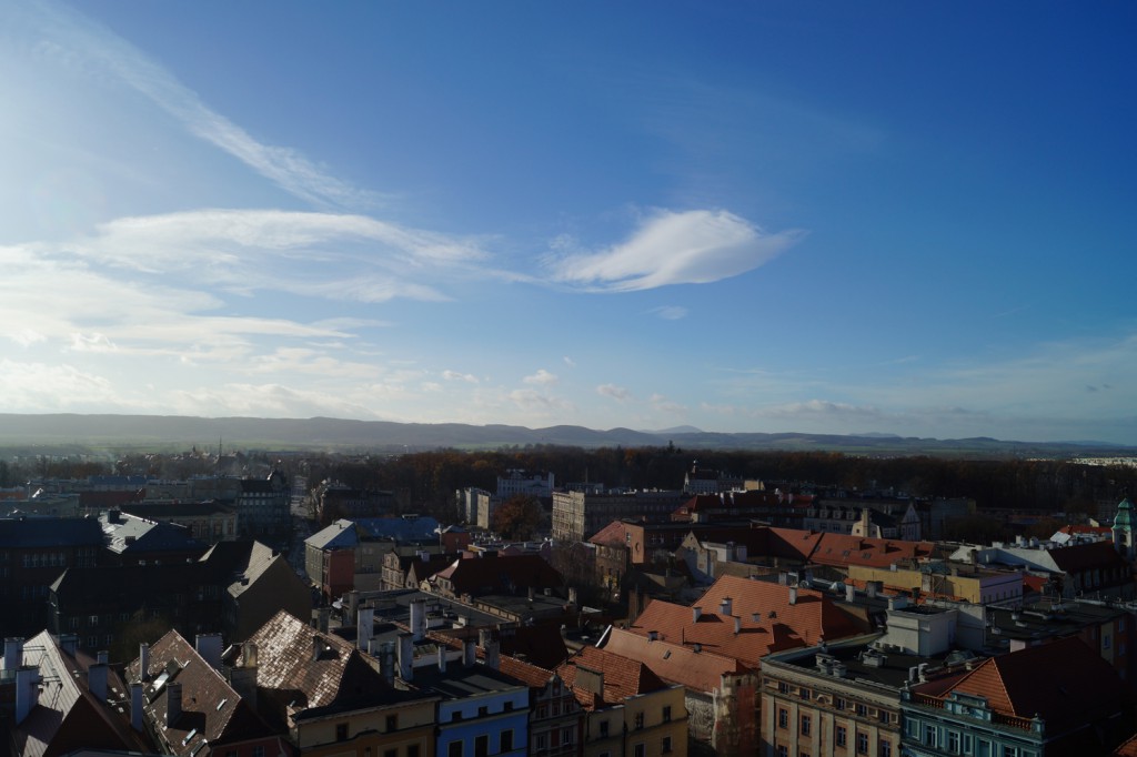 Panorama z Wieży Ratusza w Świdnicy