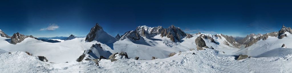 Panorama, gigantyczne zdjęcie Mont Blanc - Źródło: www.in2white.com