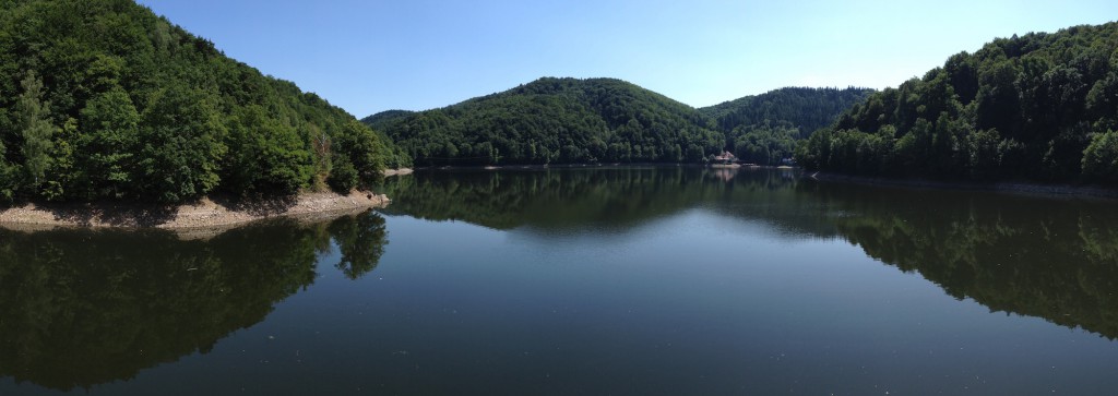 Jezioro Lubachowskie - Panorama wykonana iPhonem 4s