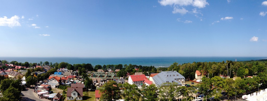 Morze Bałtyckie i Jarosławiec - Panorama wykonana iPhonem 4s