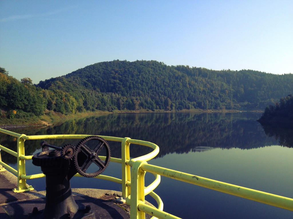 Zbiornik w Pilchowicach - Zdjęcie zrobione iPhonem 4s (plus filtr)