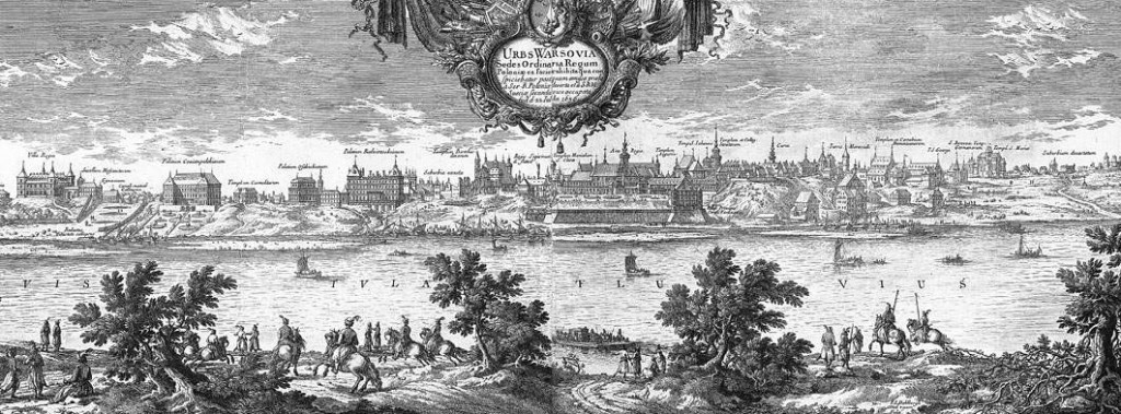 Panorama Warszawy - rok 1656