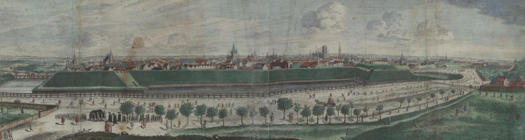 Panorama Gdańska - rok 1687