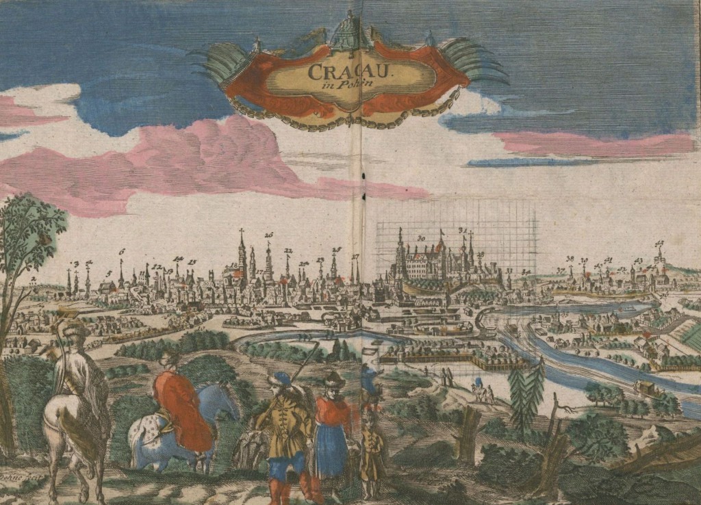 Widok Krakowa - lata 1793-1798