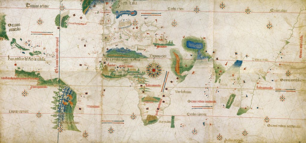 Niezwykła Portugalska mapa świata z 1502 roku