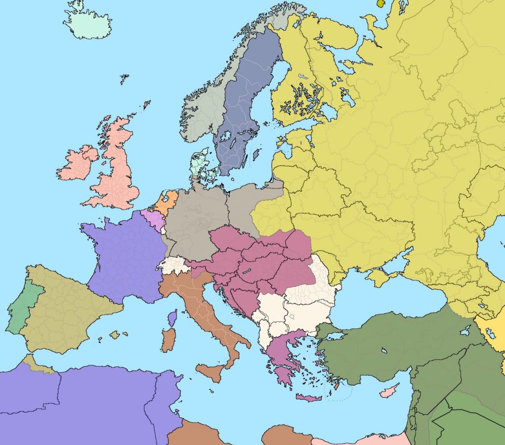 Europa i 100 lat różnicy - 10 ciekawych i zaskakujących map