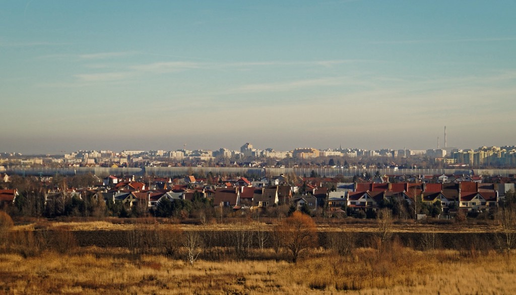 Widok z Orlego Gniazda na Wrocław
