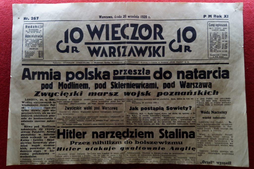 Archiwalna prasa z września '39 - wojenna propaganda