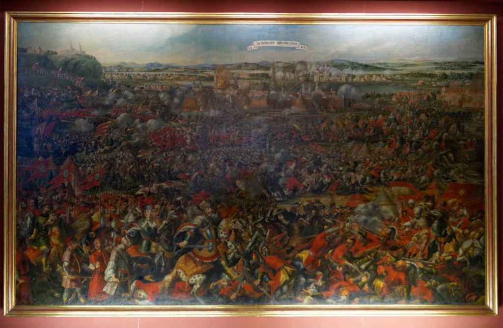 Obraz przedstawiający Bitwę pod Wiedniem w 1683 roku - Autor: nieznany