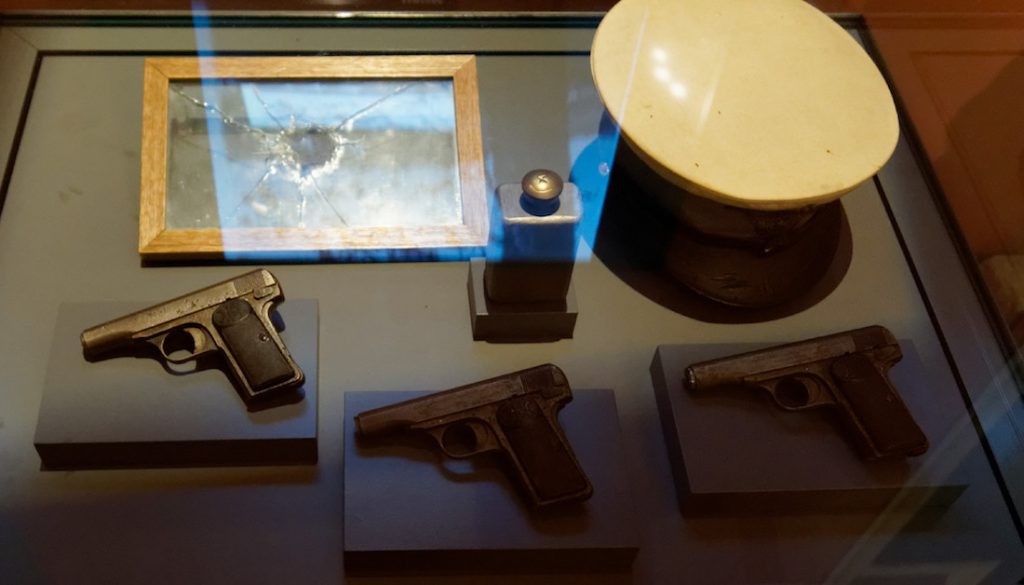 Pistolet marki Browning M1910 należący do zamachowca Gavrilo Principa