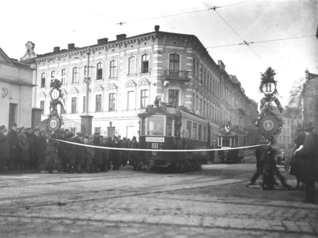 Tramwaj Lilpop/Sanok dostarczony do Lwowa w 1929 roku
