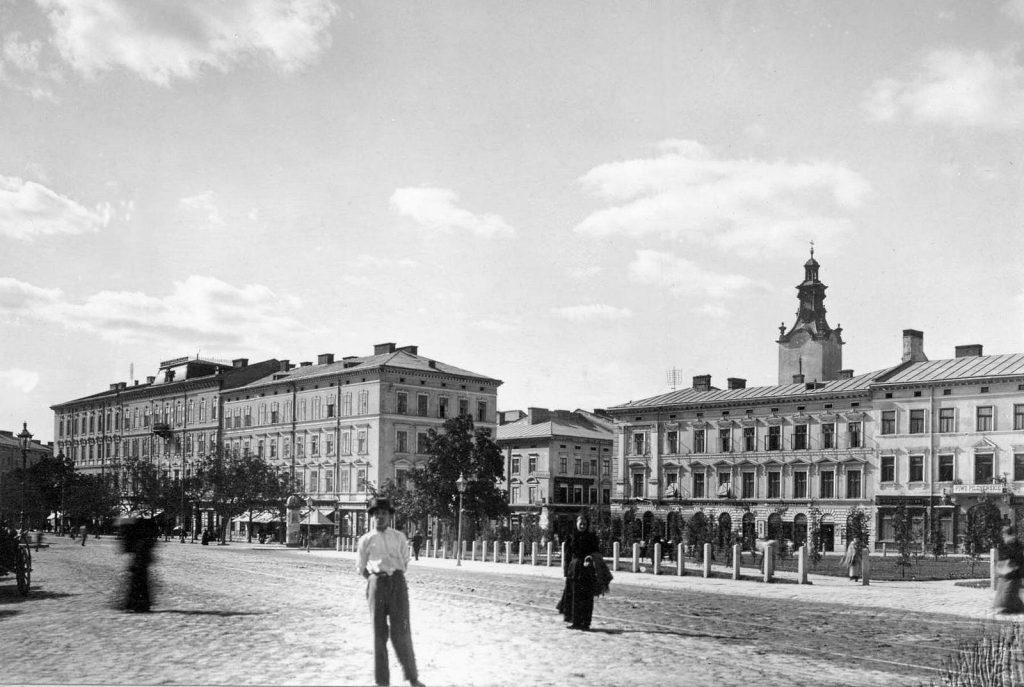 Plac Halicki - Archiwalne zdjęcia z Lwowa