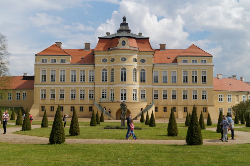 Pałac Raczyńskich od strony rokokowych ogrodów