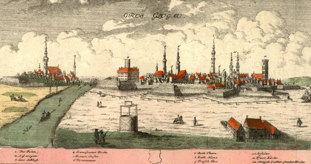 Głogów (Glogau) - Rok 1739