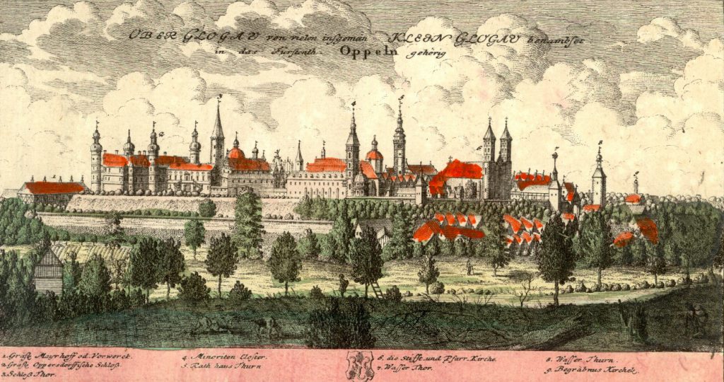 Głogówek (Klein Glogau) - Rok 1739