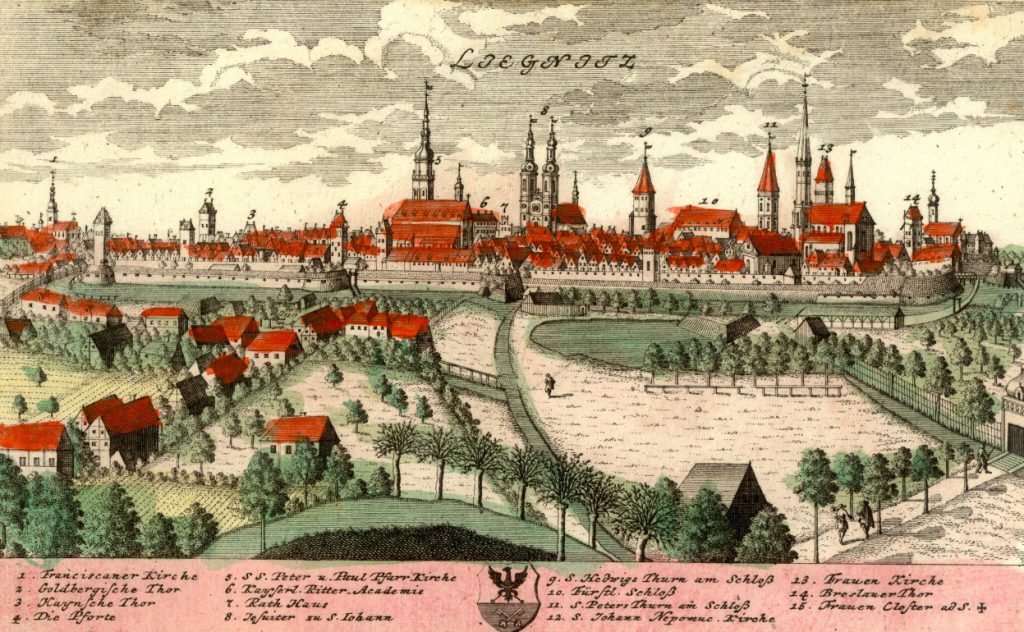Legnica (Liegnitz) - Rok 1738