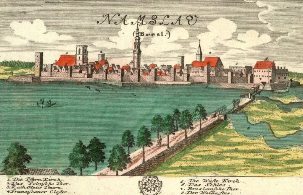 Namysłów (Namslau) - Rok 1737