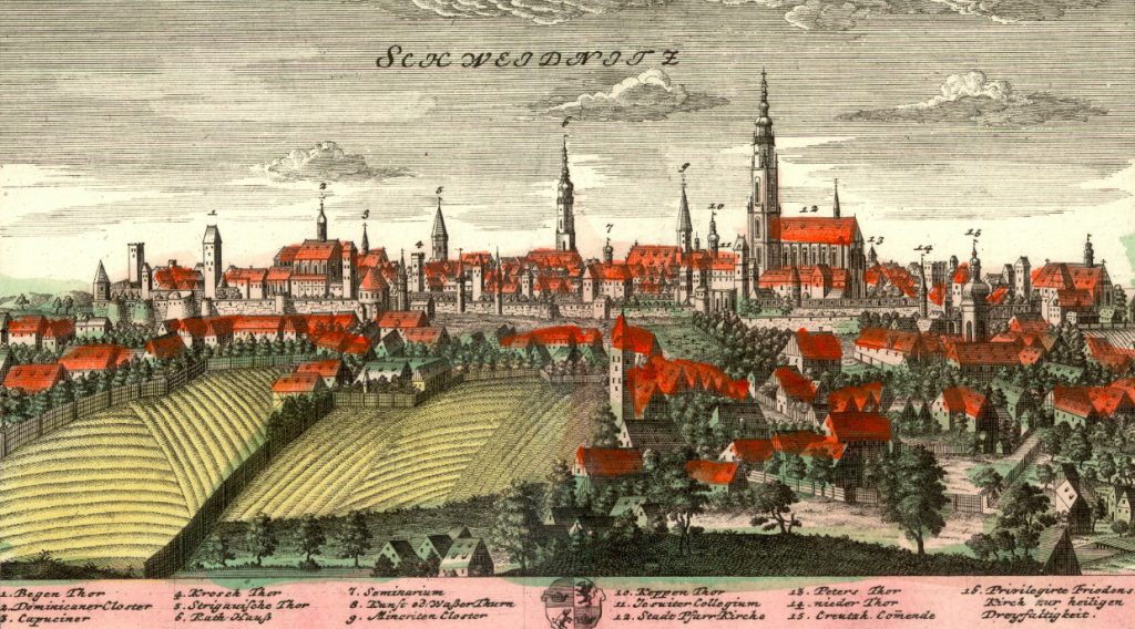 Świdnica (Schweidnitz) - Rok 1738