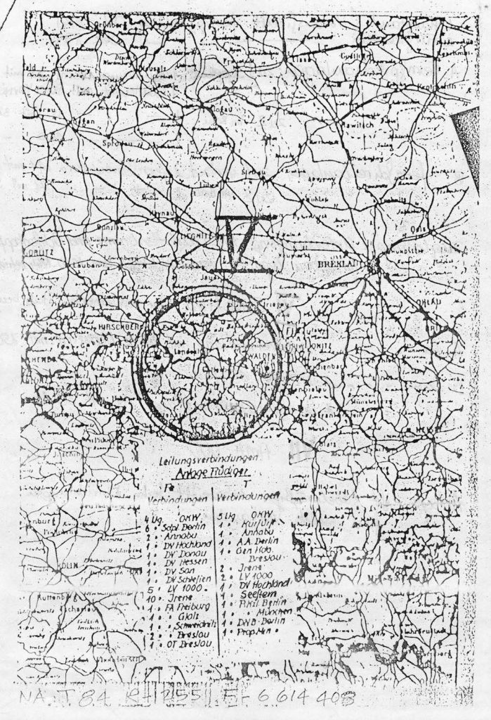 Mapa z lokalizacją Rüdigera - Zbiory: Wydawnictwo Technol