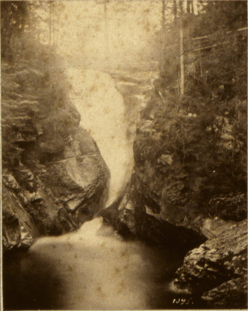 Wodospad Szklarki - Hermann Krone, ok. 1865 rok