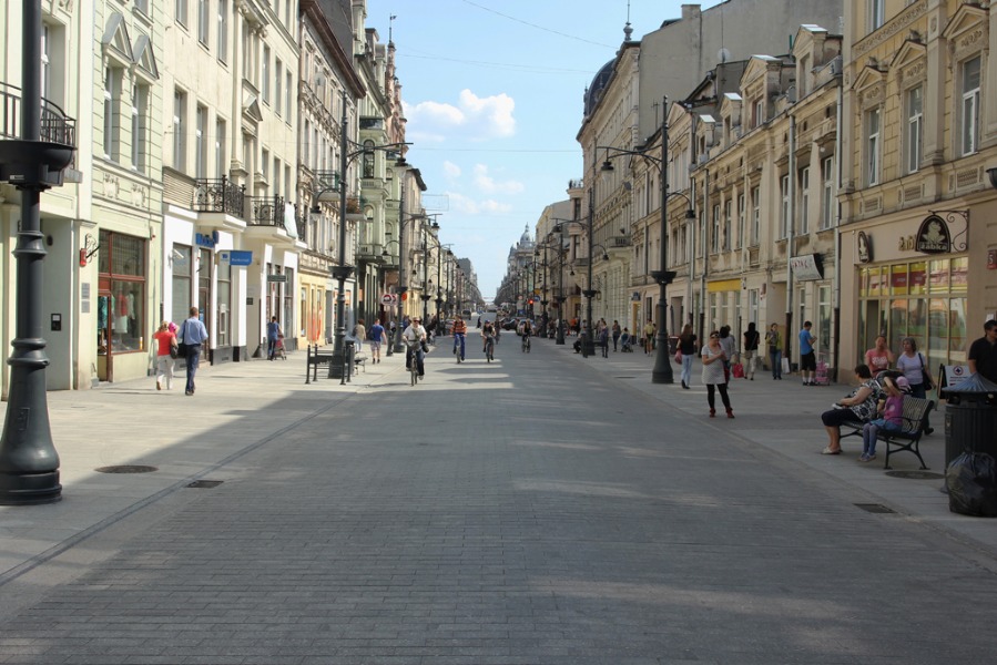 Ulica Piotrkowska - Autor: Tomasz Kapczyński