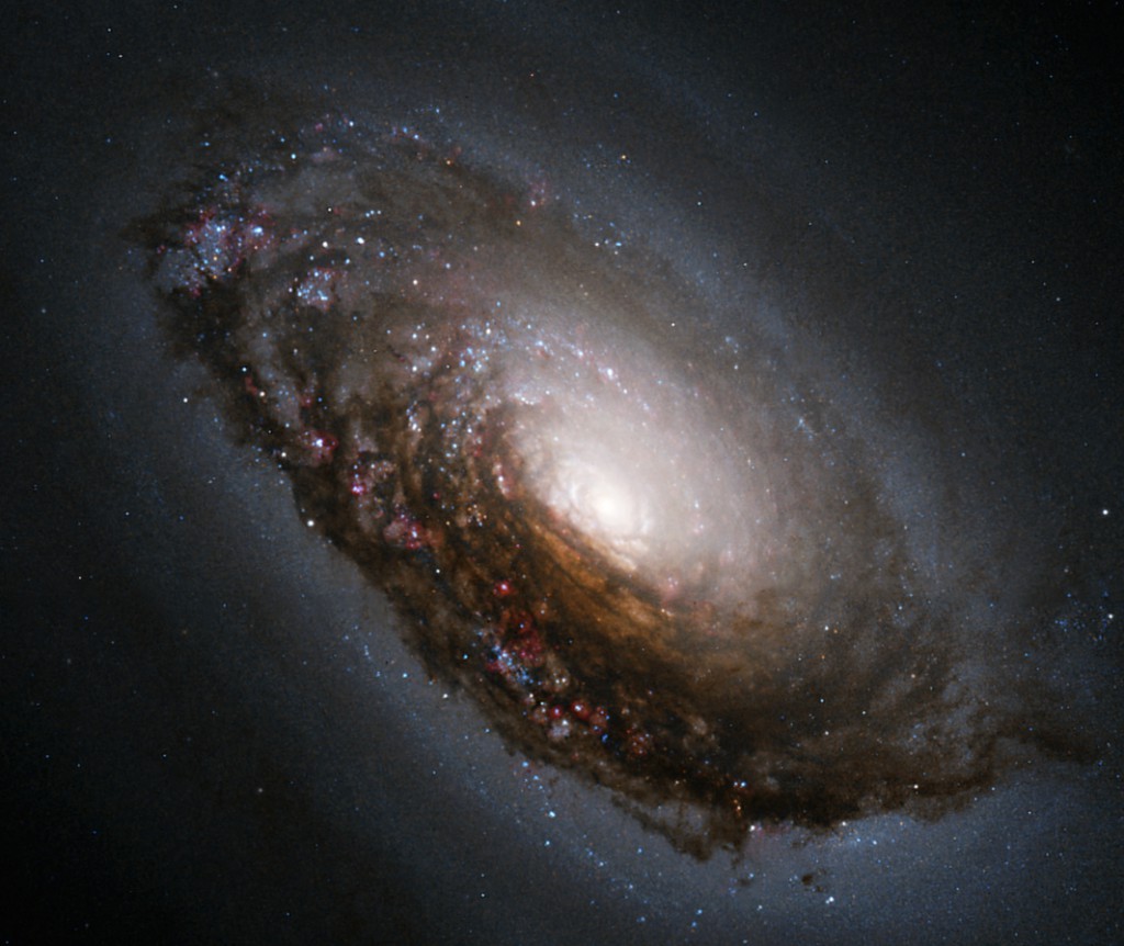 Galaktyka Czarne Oko - Źródło: NASA