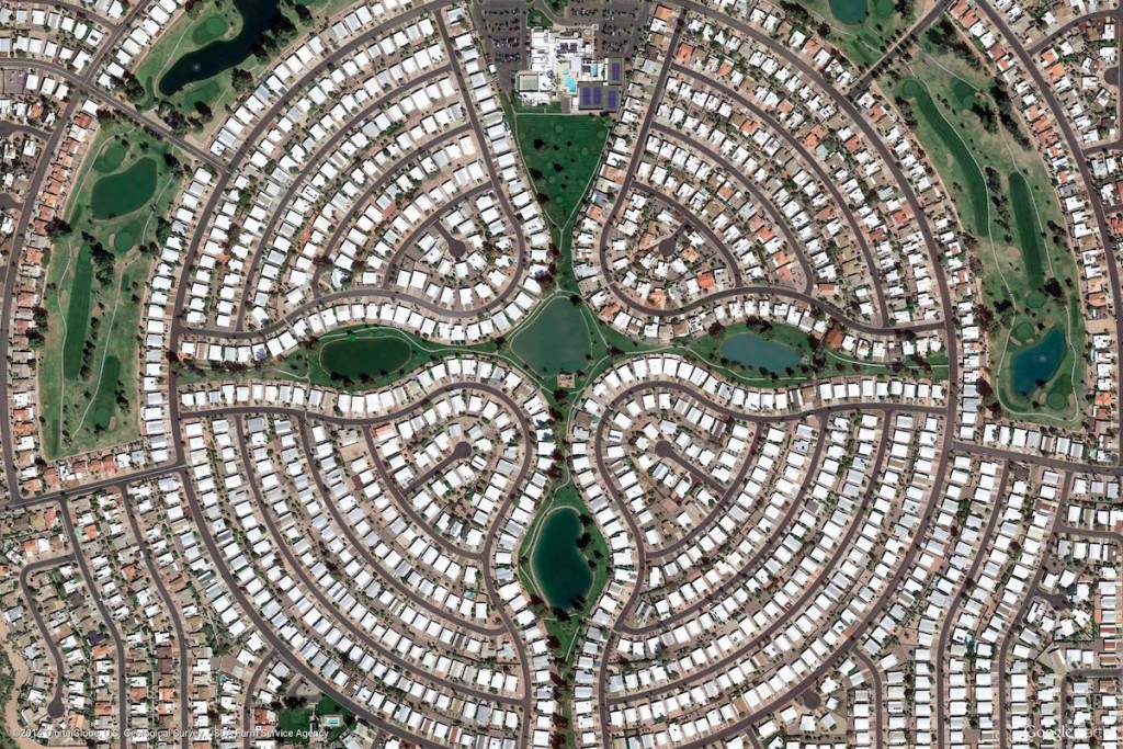 Osiedle domków w USA - Zdjęcia Ziemi Źródło: earthview.withgoogle.com