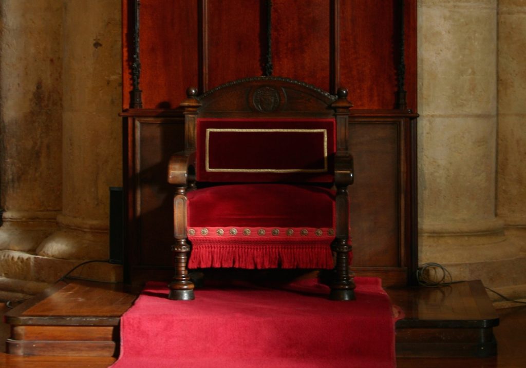 Krzesło biskupa w Katedrze de Tarragona - Foto: José Luiz Bernardes Ribeiro Źródło: commons.wikimedia.org
