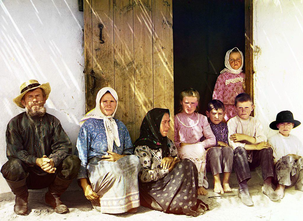 Rosyjscy osadnicy na stepach Azerbejdżanu.
