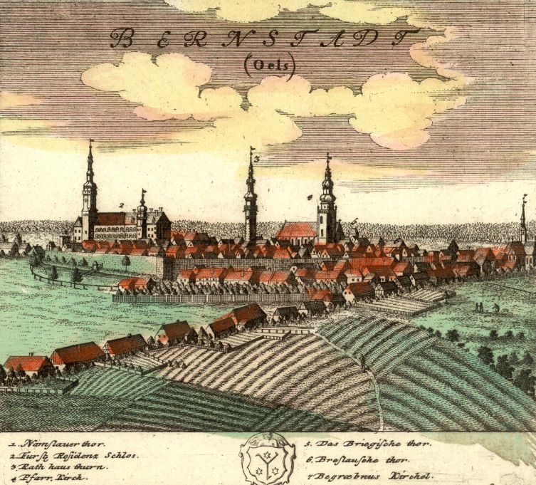 Bierutów (Bernstadt) - Rok 1737