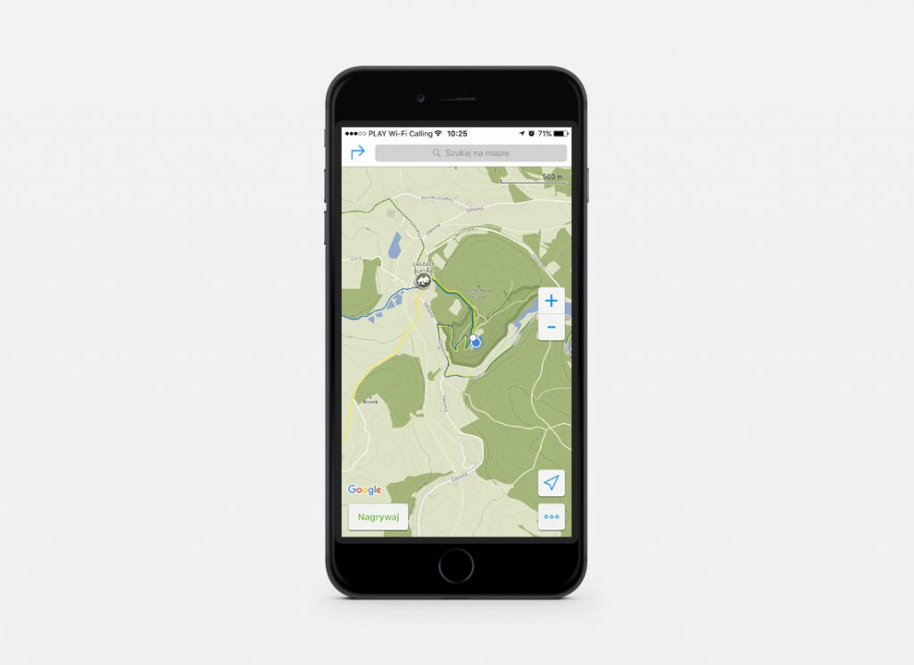 Aplikacja Mapa Turystyczna i tryb warstw offline
