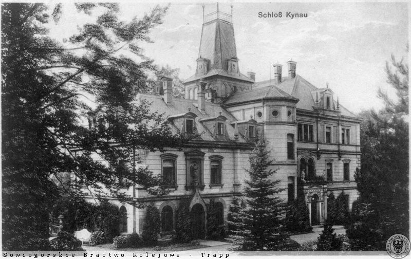 Pałac w Zagórzu Śląskim był jednym z miejsc, do którego w 1943 roku przywieziono zbiory ewakuowane z berlińskich kolekcji – Źródło: polska-org.pl