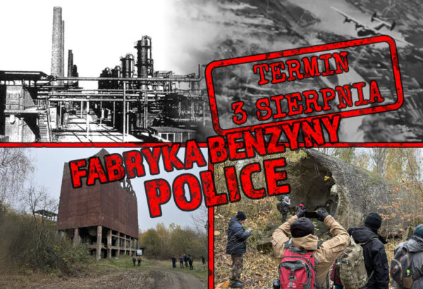 Wycieczka po dawnej fabryce benzyny syntetycznej w Policach