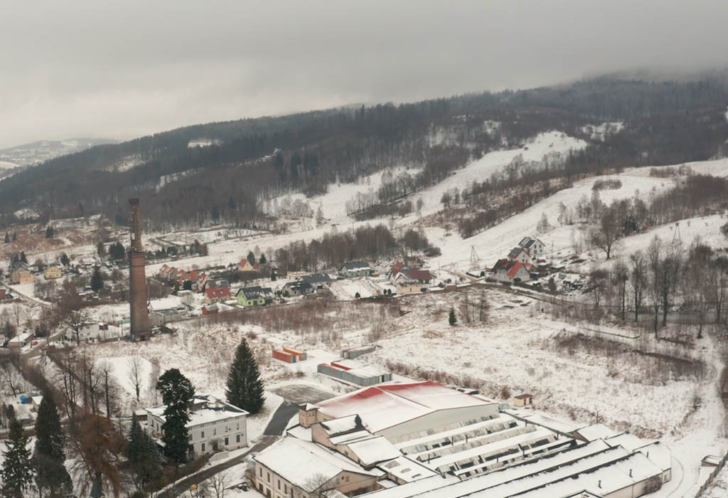Pozostałości zakładów Kauffmann Meyer Textilwerke AG (Werk II) Pozostałości zakładów Kauffmann Meyer Textilwerke AG (Werk II)
