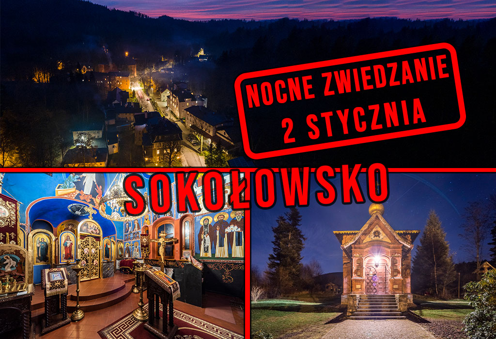 Nocne zwiedzanie Sokołowska – Dawne uzdrowisko zwane niegdyś śląskim Davos Nocne zwiedzanie Sokołowska – Dawne uzdrowisko zwane niegdyś śląskim Davos